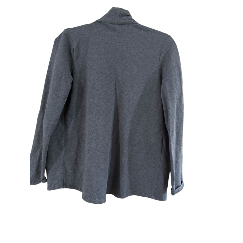 Women's TALBOTS Gray Open Front Cardigan XS - Picture 3 of 10
